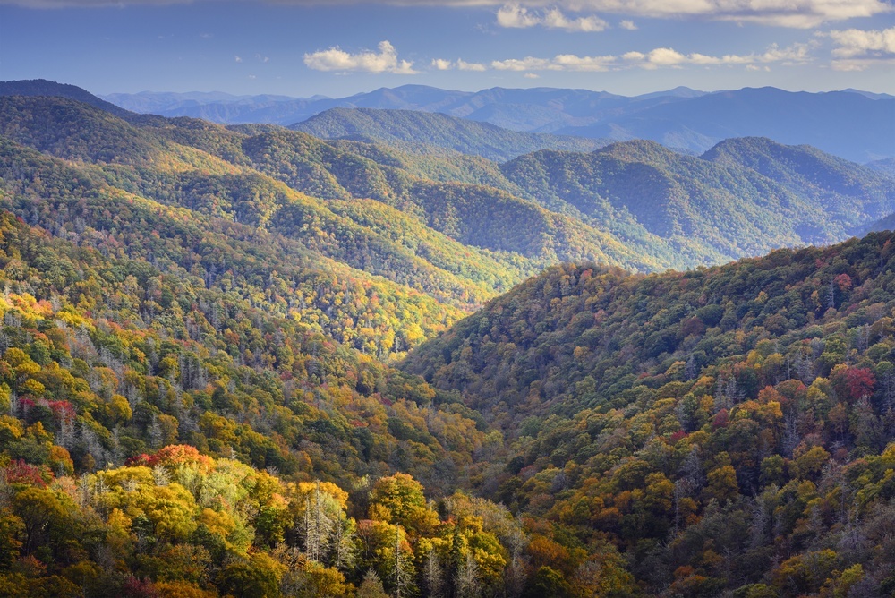 Beautiful views are a big part of Smoky Mountain tourism